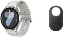 Samsung Galaxy Watch 7 (44mm) and Samsung SmartTag 2 Bluetooth tracker