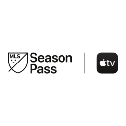 MLS Season Pass and Apple TV logo on white background