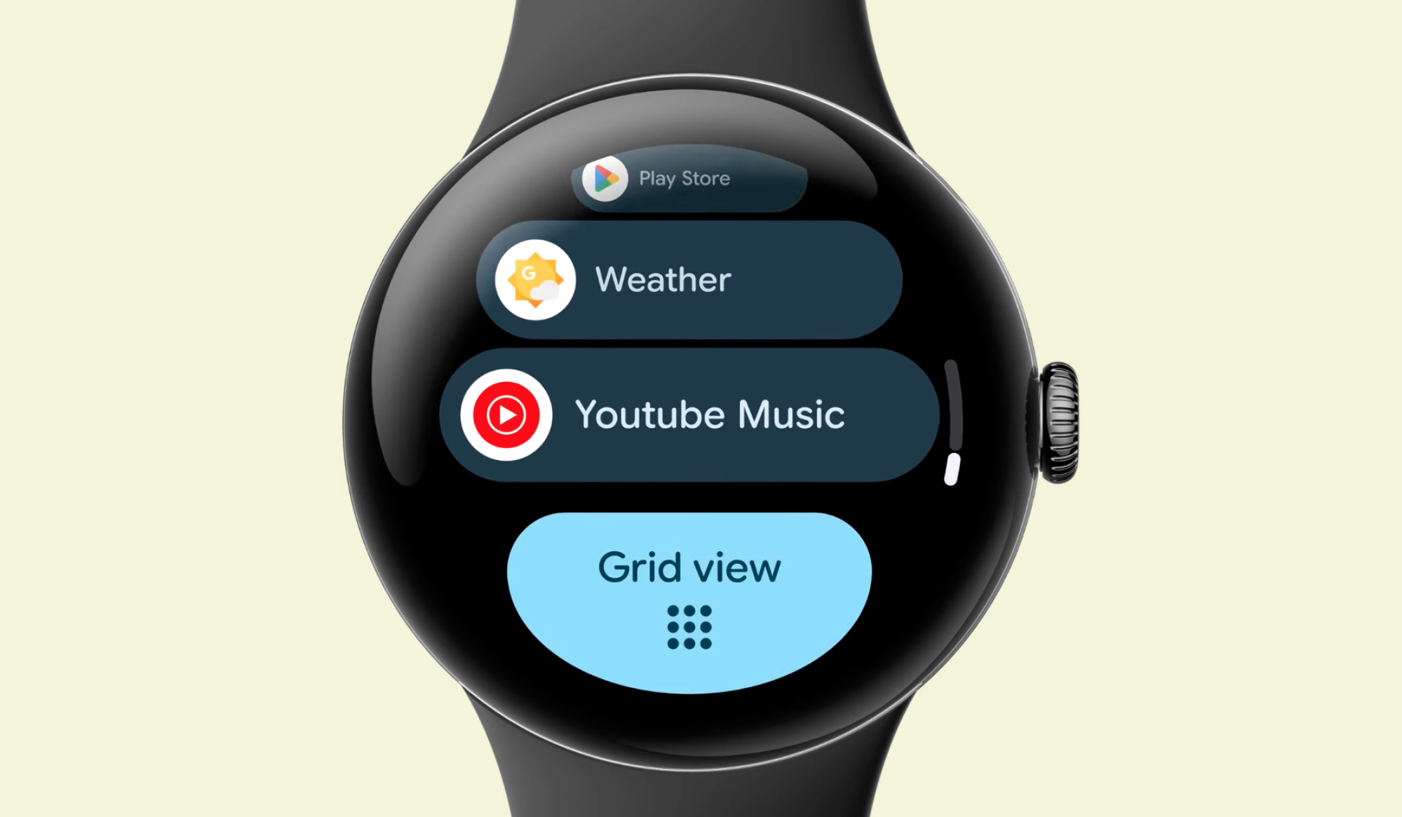 New UI on Pixel Watch