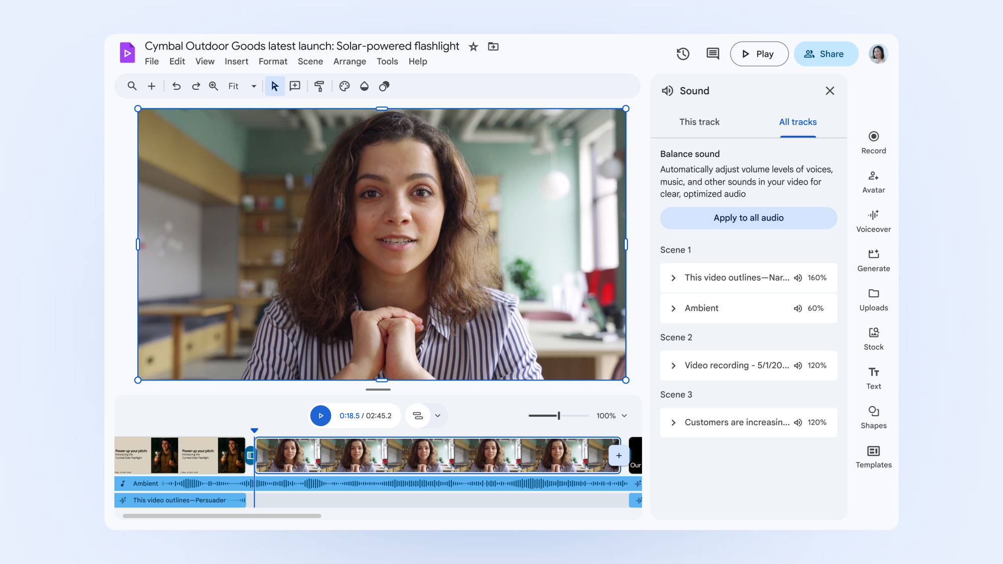 ai avatar in Google Slides