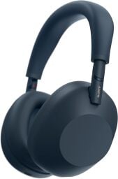 sony xm6 headphones in navy blue