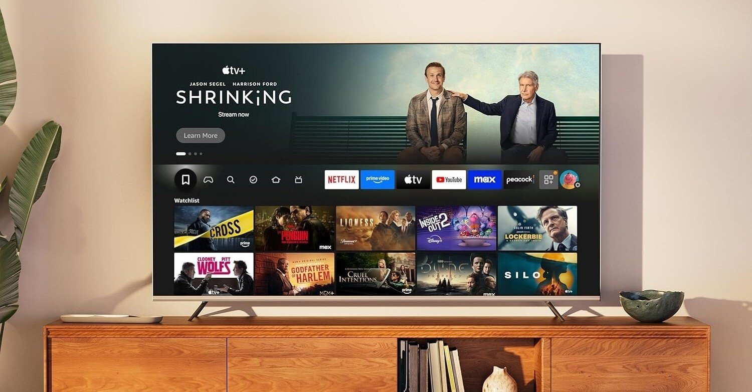 the Hisense Class U6 QLED TV in a living room