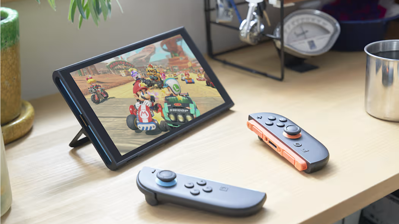 Nintendo Switch 2 on desk