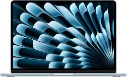 the 13-inch m4 apple macbook air in sky blue