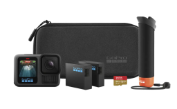 A GoPro bundle appears on a white background.