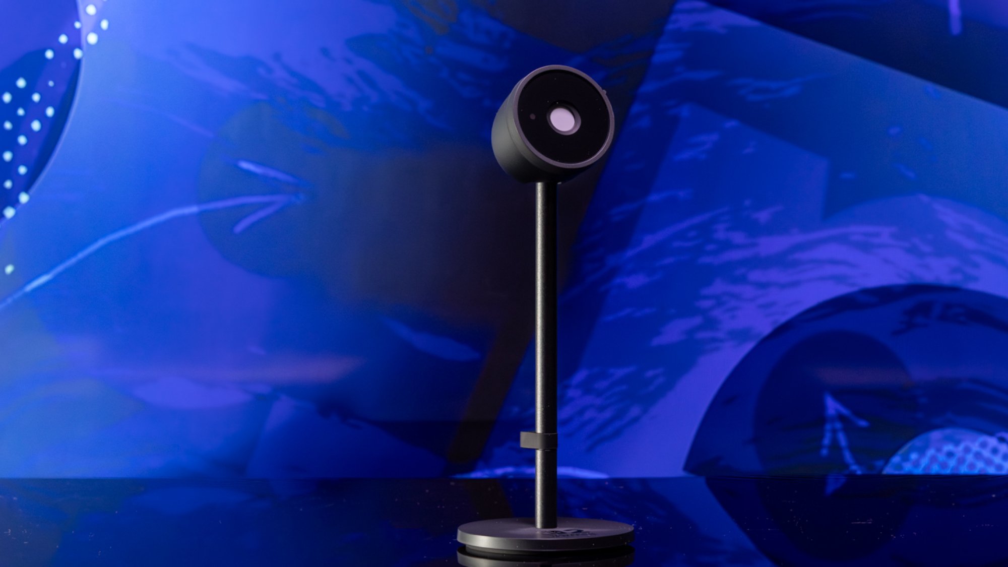 Nintendo Switch 2 webcam against blue background