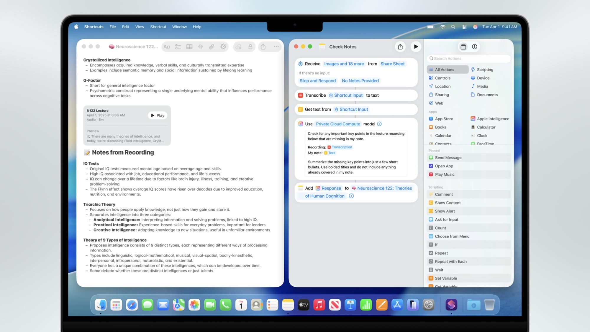 Shortcuts on macOS