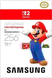 the Samsung microSD Express Card 256GB for Nintendo Switch 2