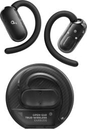 The Soundcore V40i earbuds and open-ear headphones by Anker on a white background
