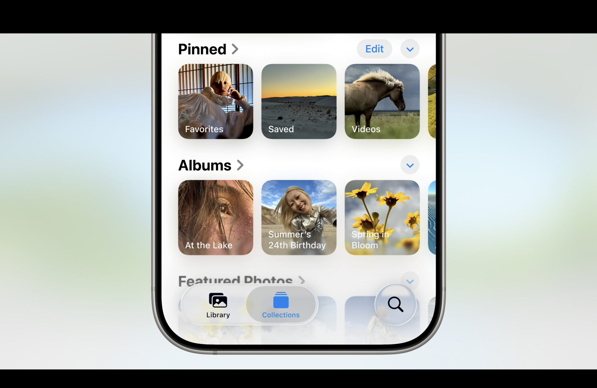 iphone photos app on ios26