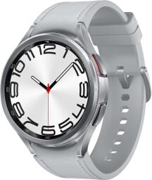 samsung galaxy watch 6 classic smartwatch against a white background