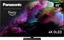 panasonic z85 65-inch oled 4k smart tv against a white background