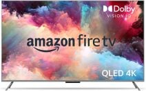 Amazon TV with colorful smoke screensaver