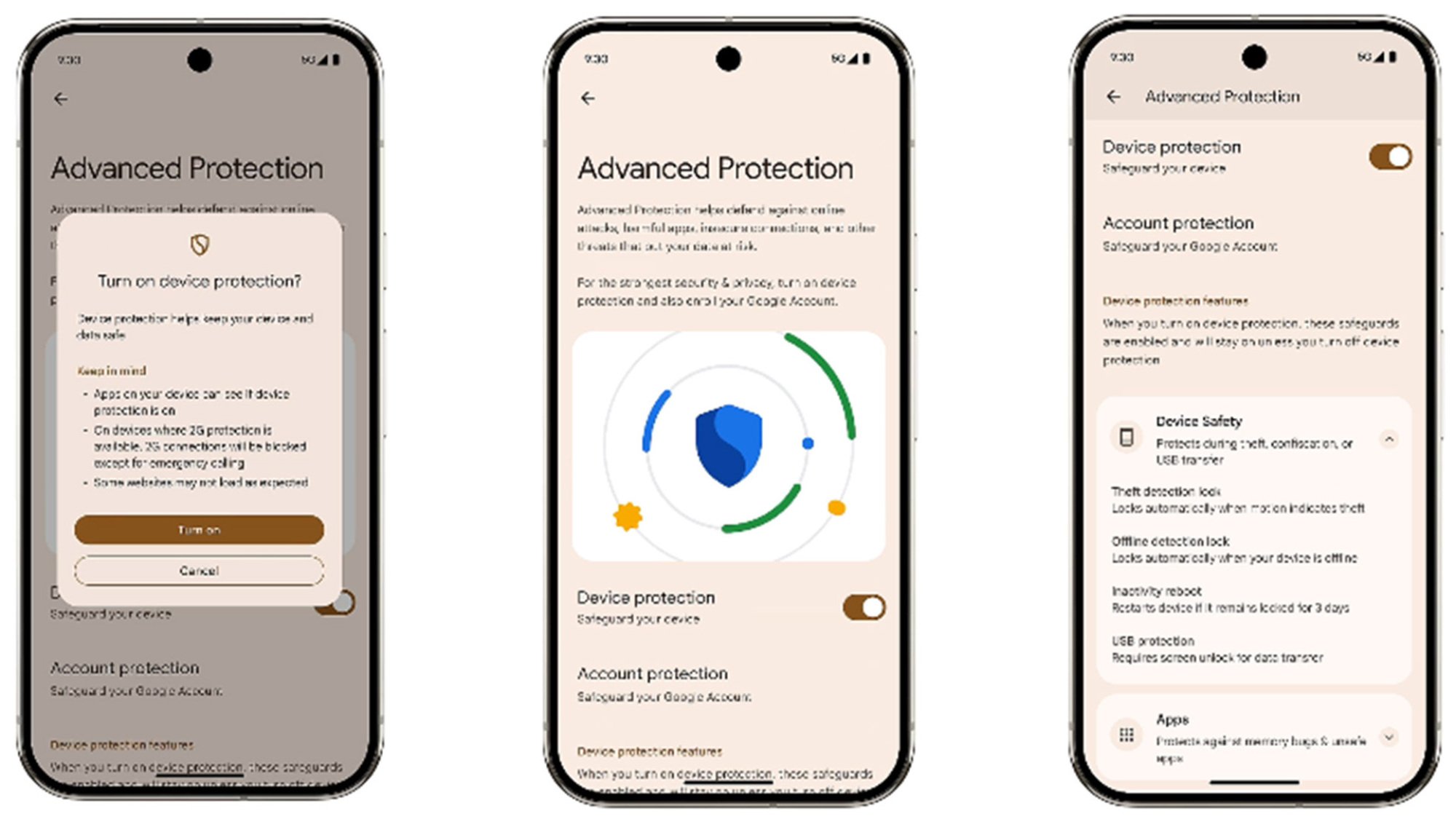 advanced protection in android 16