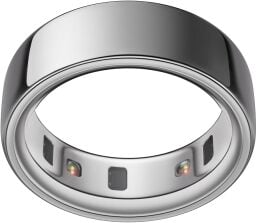An Oura Ring in silver