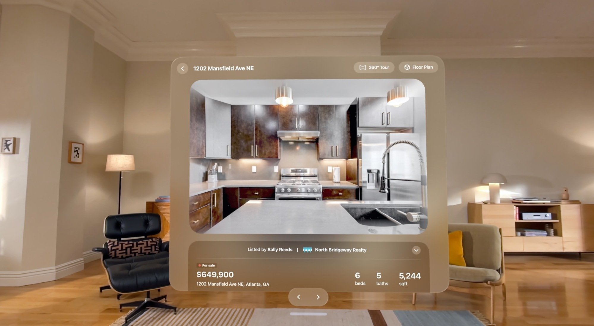 vision pro spatial browsing