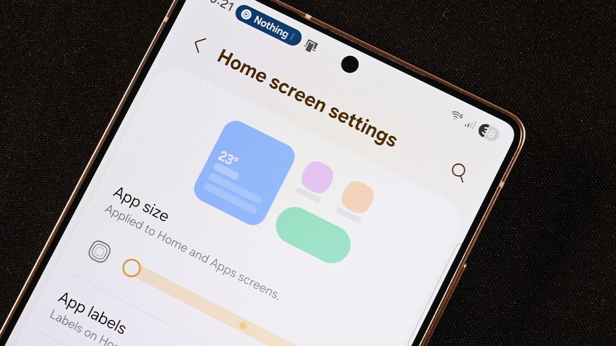 customizing app drawer on samsung galaxy phone