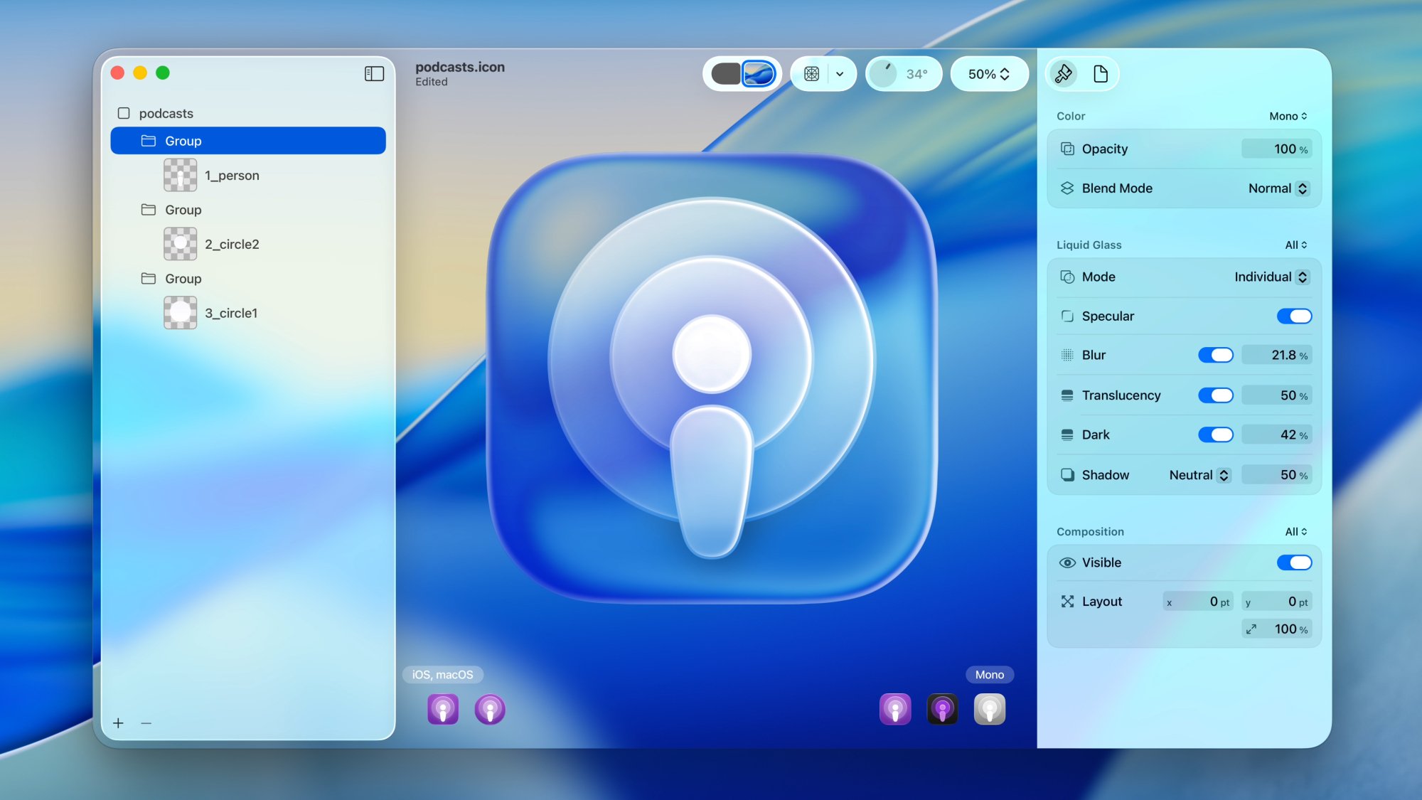 icon composer in macos tahoe 26