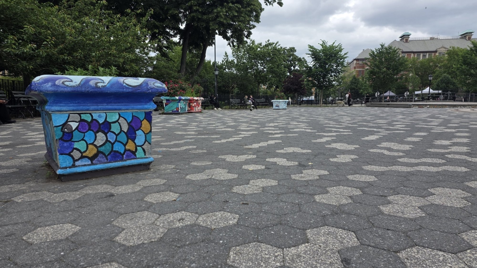 A 16:9 shot of Maria Hernandez Park in Brooklyn taken by S25 Edge