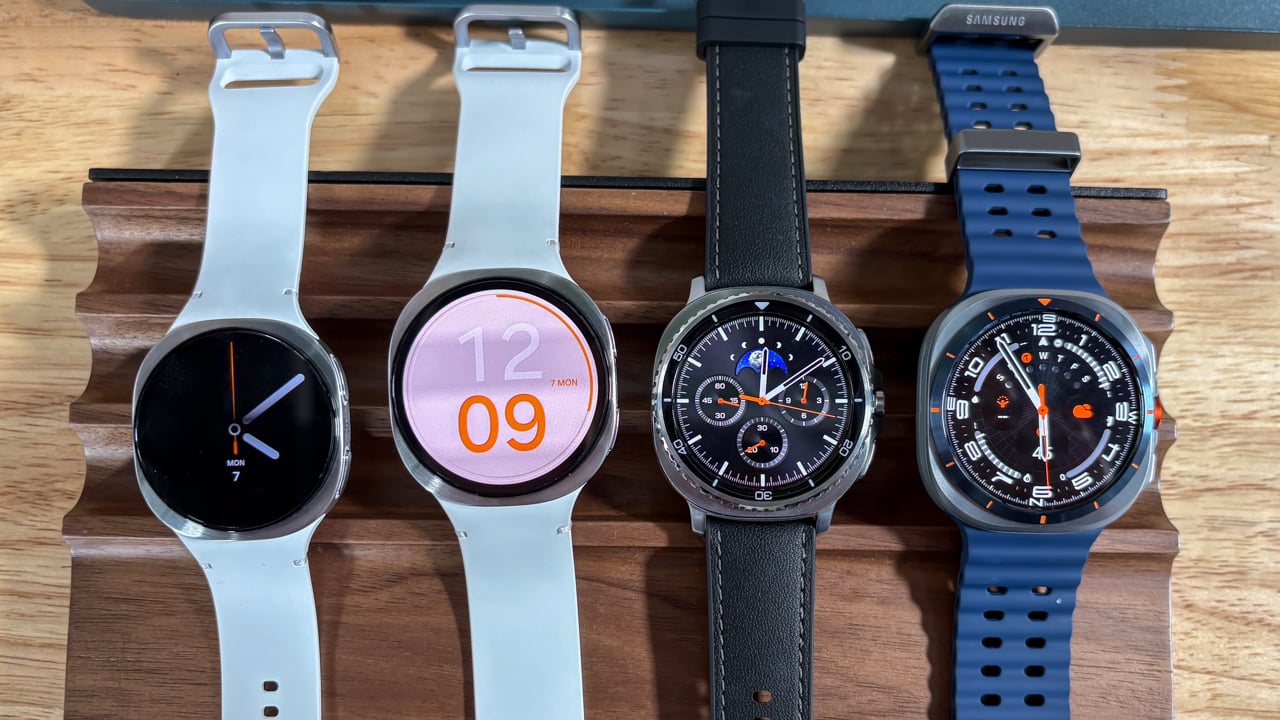 A row of watches
