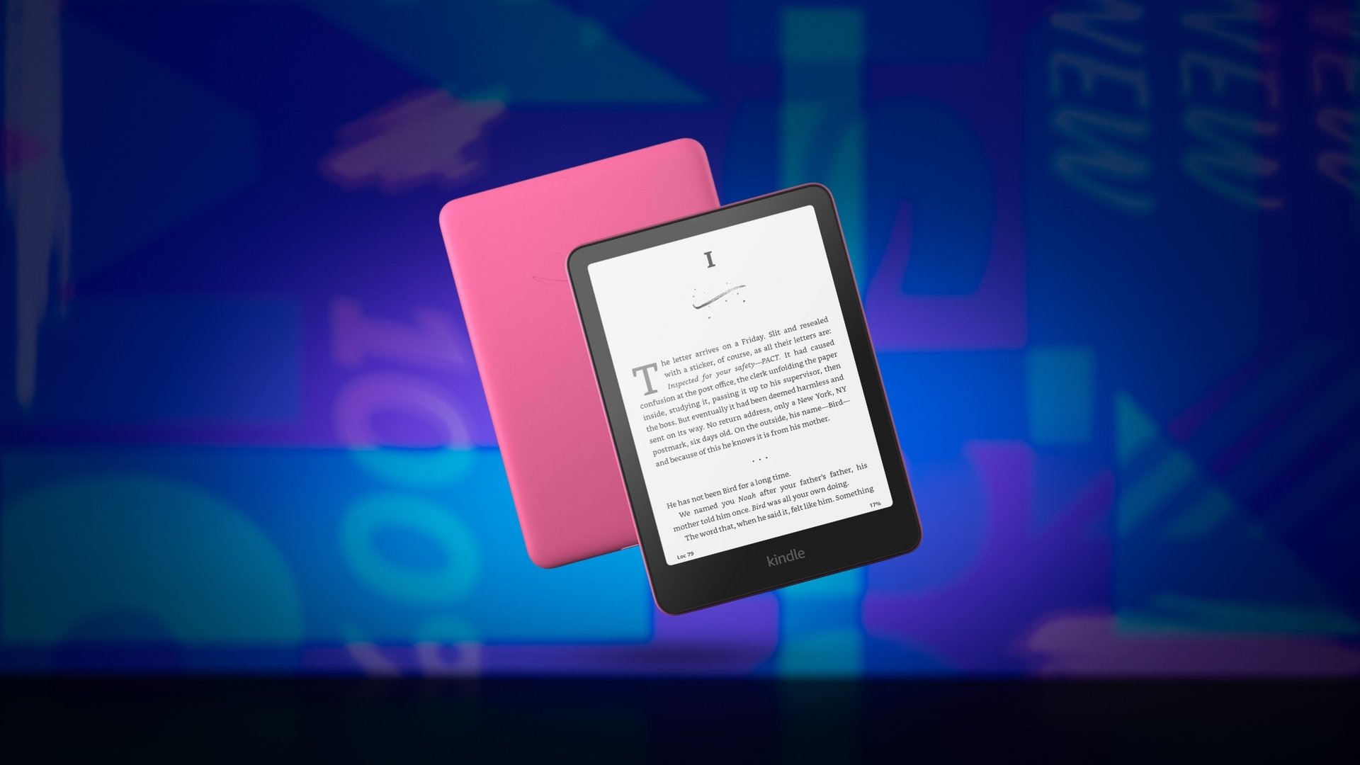 Kindle Paperwhite on Mashable background