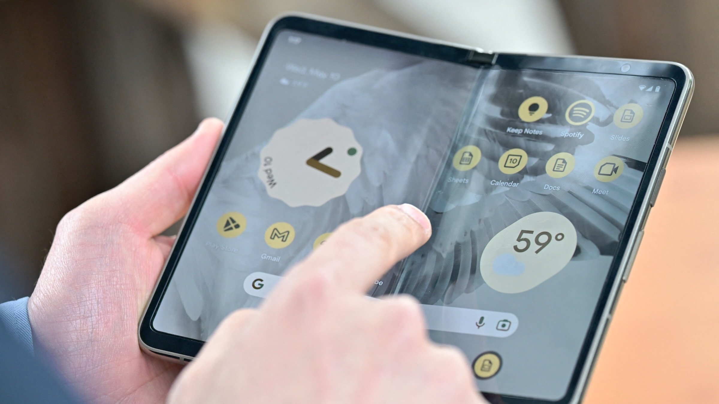 the new Google Pixel 9 Fold phone