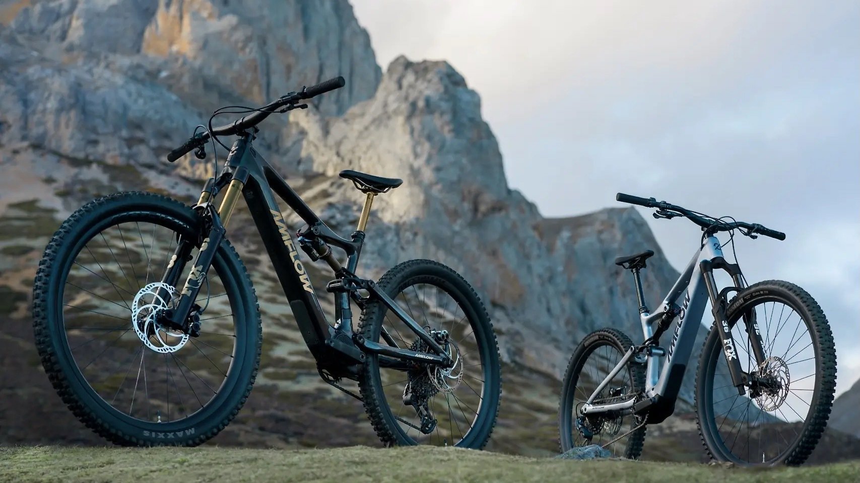 dji e-bikes on mountainside