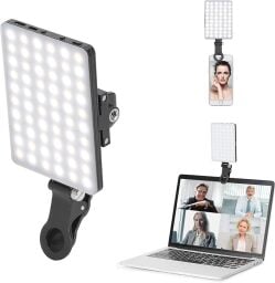 the alix earle clip-on light against a white background