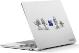 the Microsoft Surface Laptop Smurface Edition