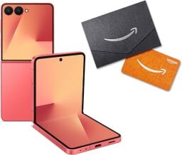 Samsung Galaxy Z Flip7 with Amazon gift card