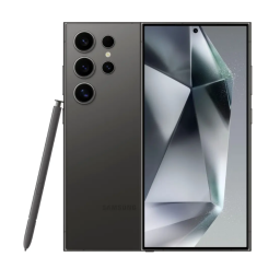 Samsung Galaxy S24 Ultra on white background