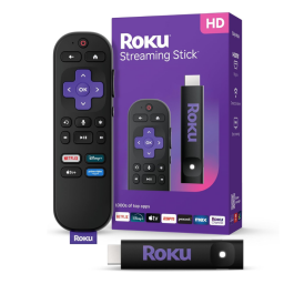 Roku Streaming Stick HD on white background