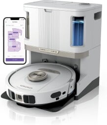 The Shark&rsquo;s NeverTouch Pro Robot Vacuum on a white background