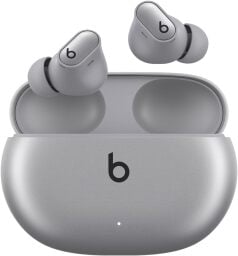 Beats Studio Buds + True Wireless Noise Cancelling Earbuds on a white background