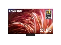 samsung oled s85d smart tv against a white background