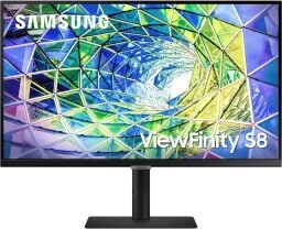 The Samsung 27-inch ViewFinity S80UA 4K monitor on a white background