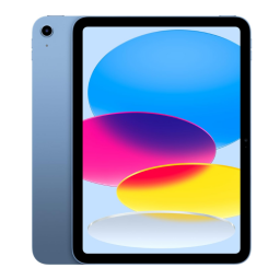 iPad on white background