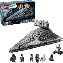 lego star destroyer and box