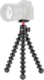 joby gorillapod tripod with white background