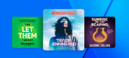 audible clips for "The Let Them Theory," "Atmosphere," and"Sunrise on the Reaping"