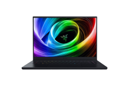 razer blade 16 laptop on white background