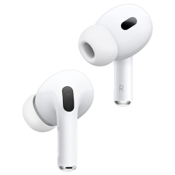 AirPods on white background