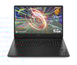 HP Omen laptop on white background