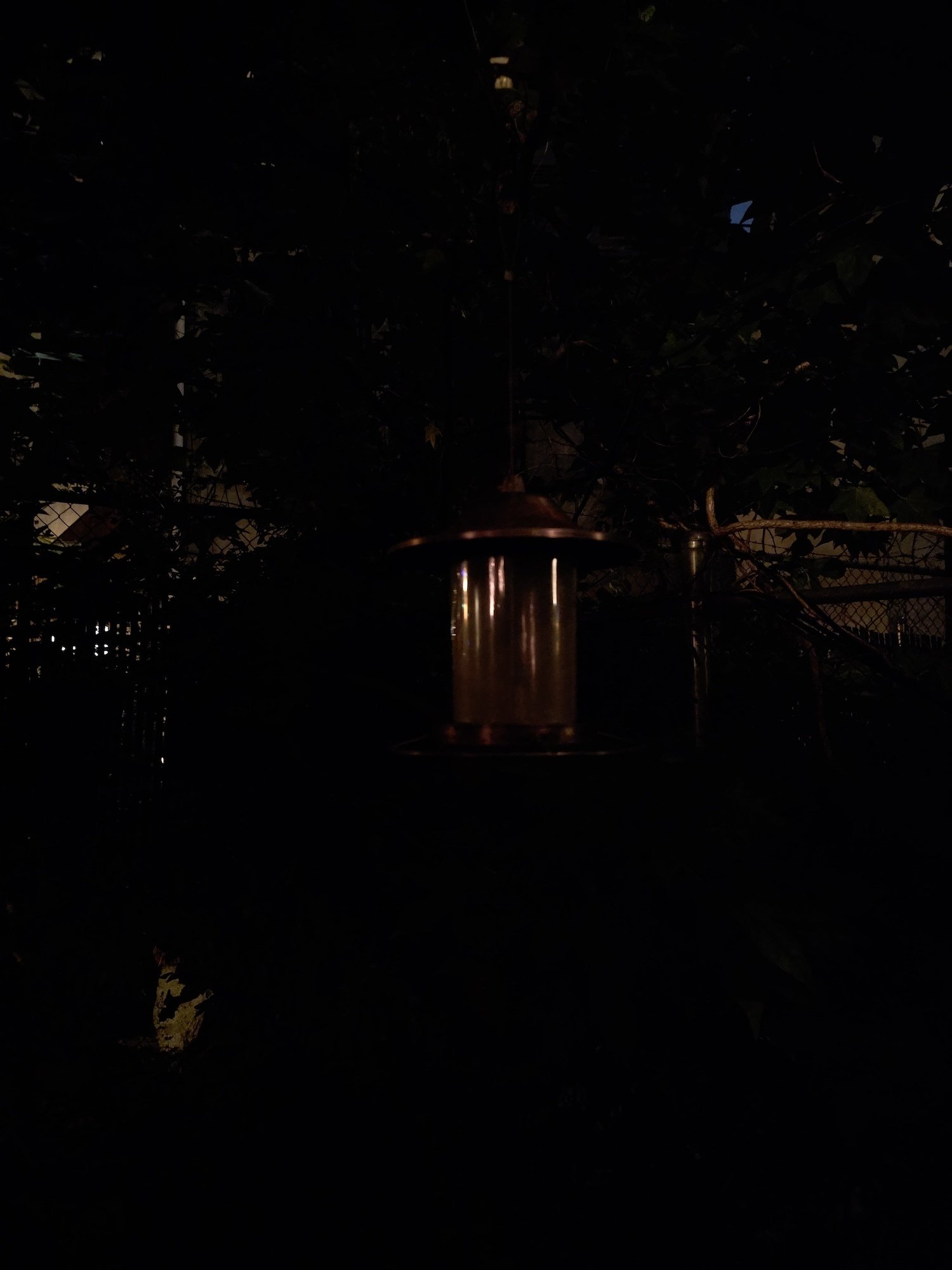 Nighttime shot using Z Fold 7, it's barely intelligible