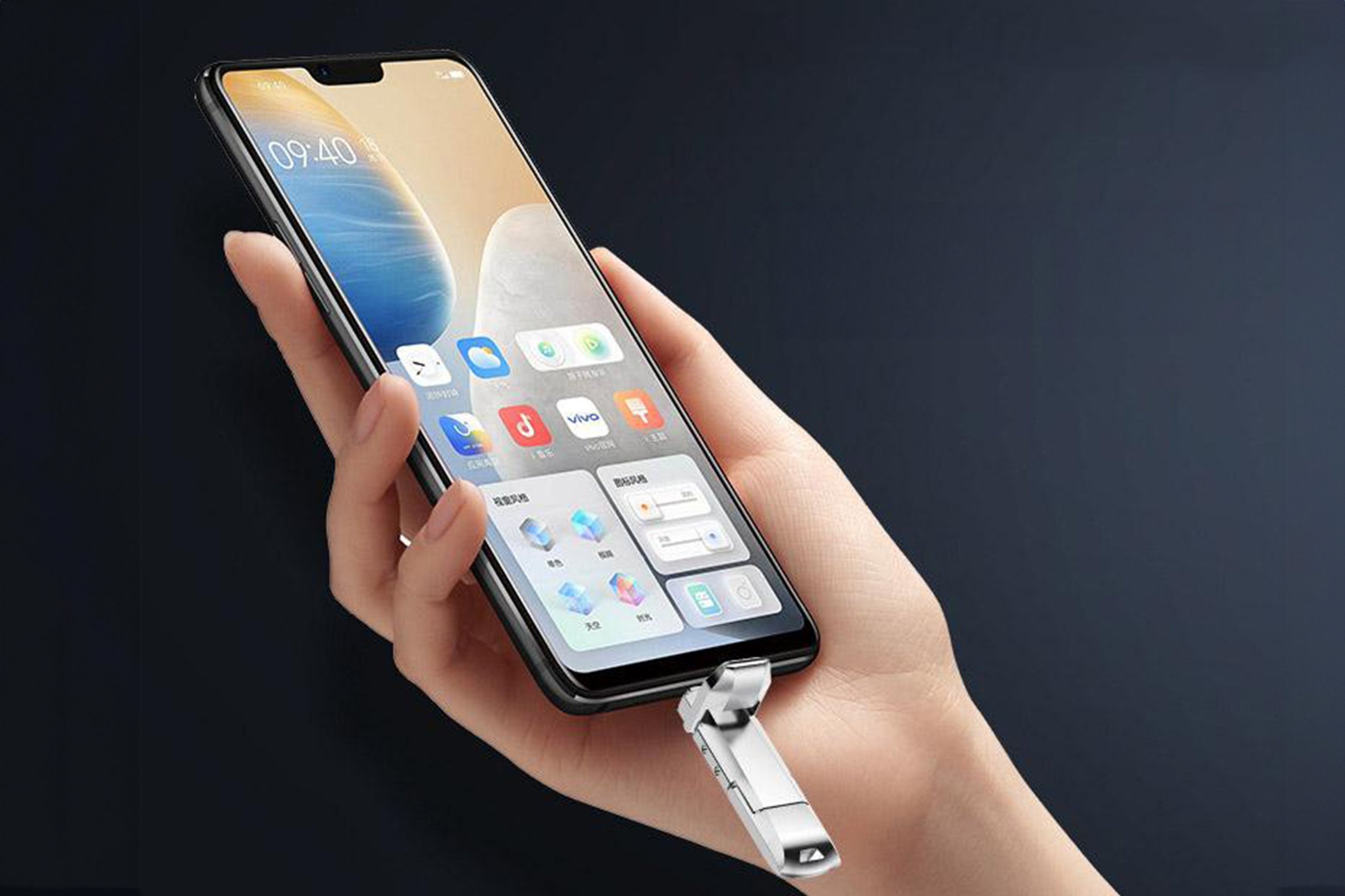 Dual USB-C + USB-A 3.2 High Speed Flash Drive (1TB)