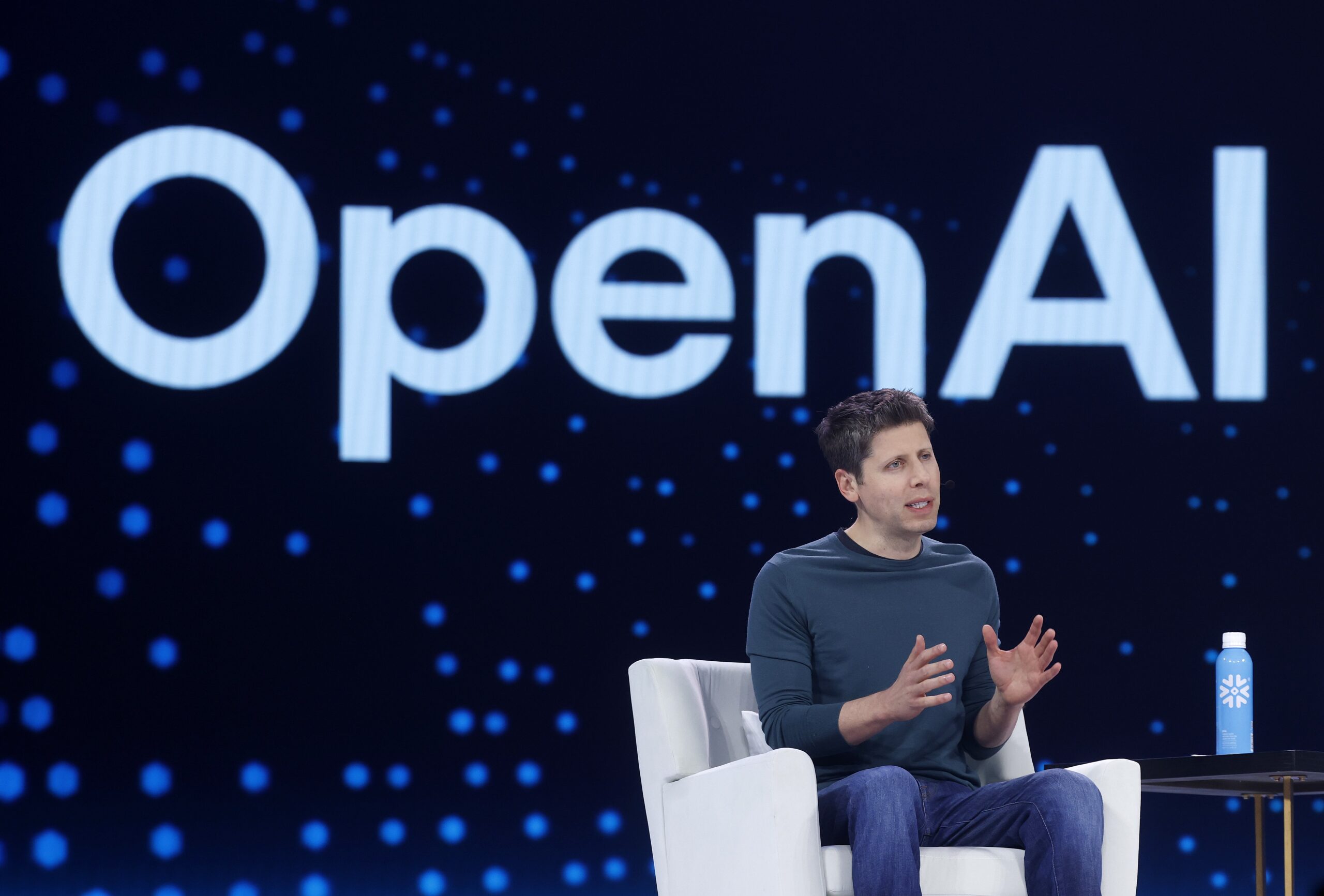 Open AI CEO Sam Altman speaks during Snowflake Summit 2025 at Moscone Center on June 02, 2025 in San Francisco, California. Snowflake Summit 2025 runs through June 5th. 