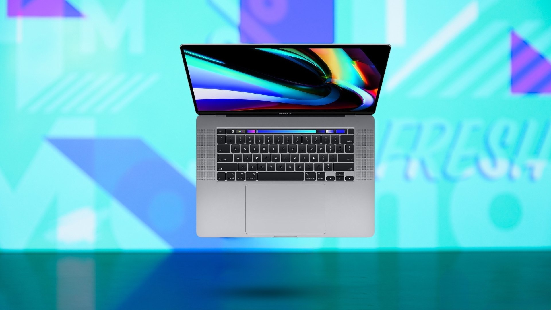 Apple MacBook Pro on Mashable background