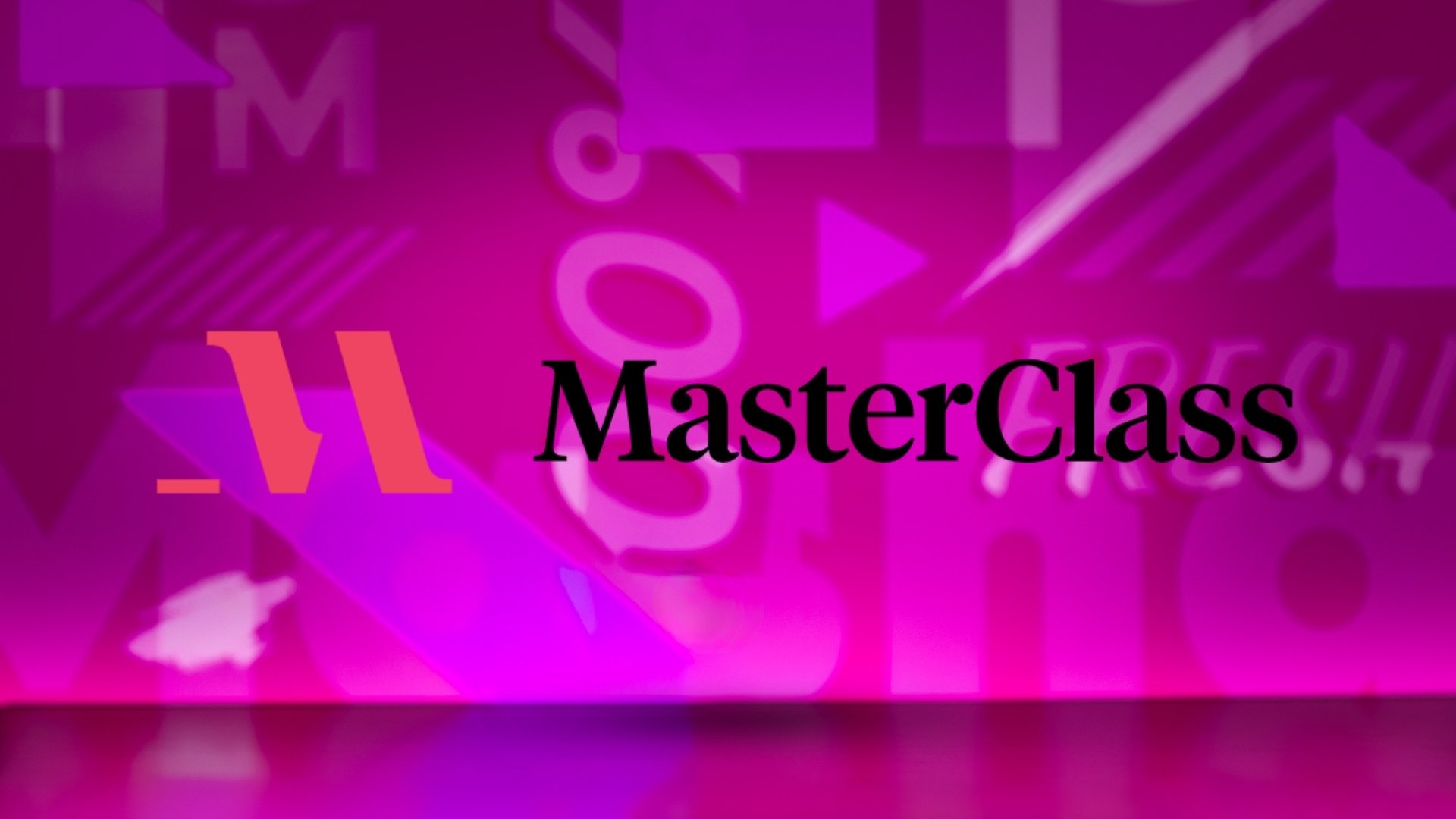 Masterclass logo on Mashable background