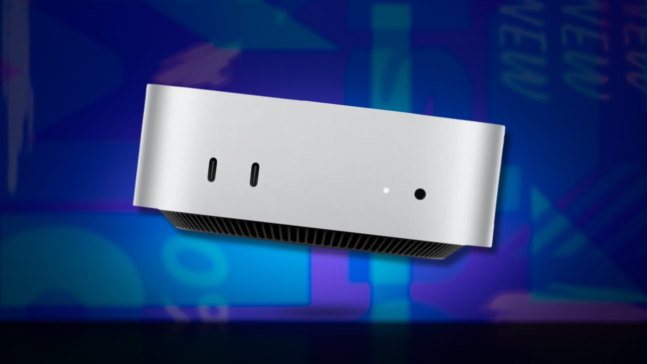 Apple Mac mini M4 on Mashable background