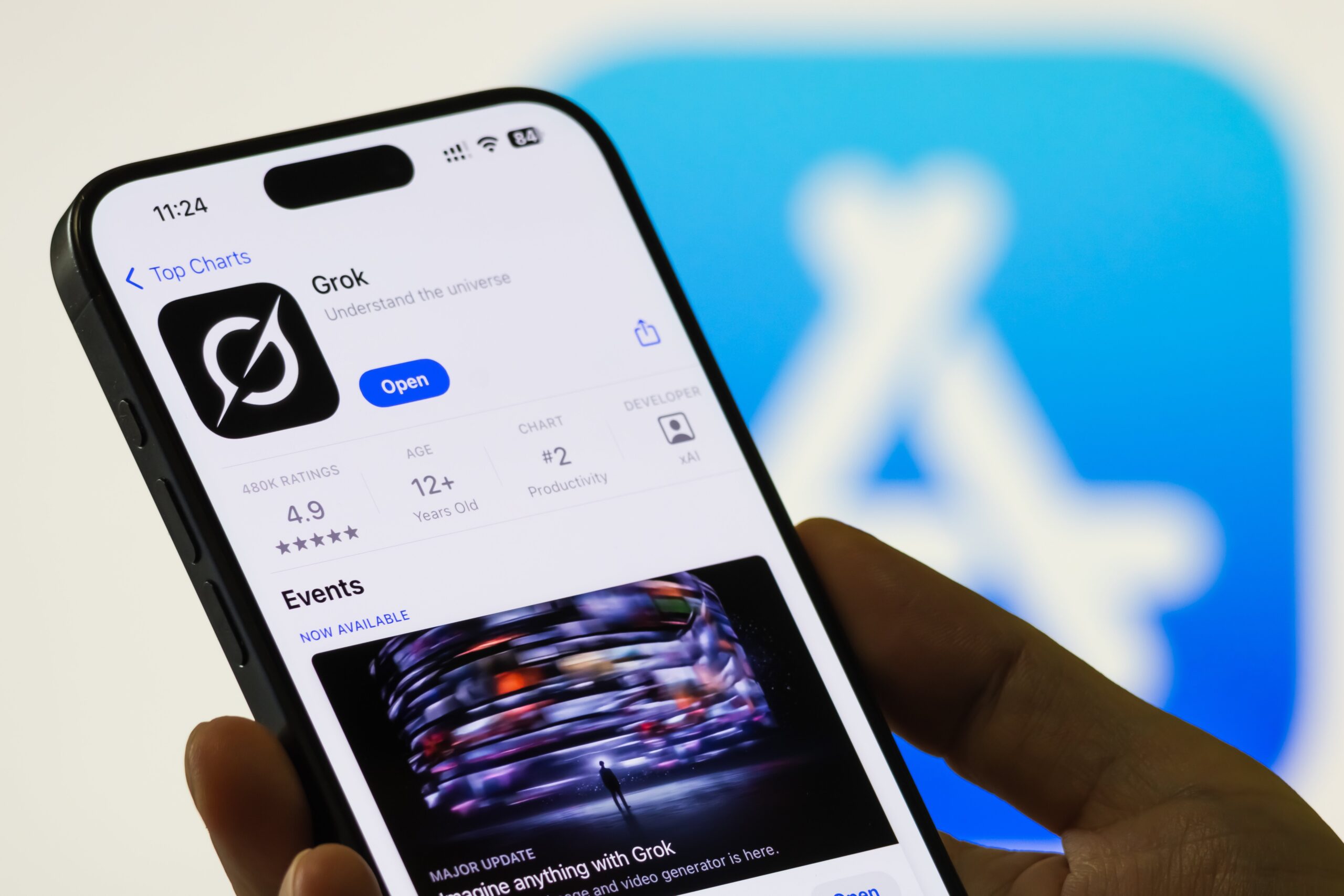 xAI's Grok app on the App Store